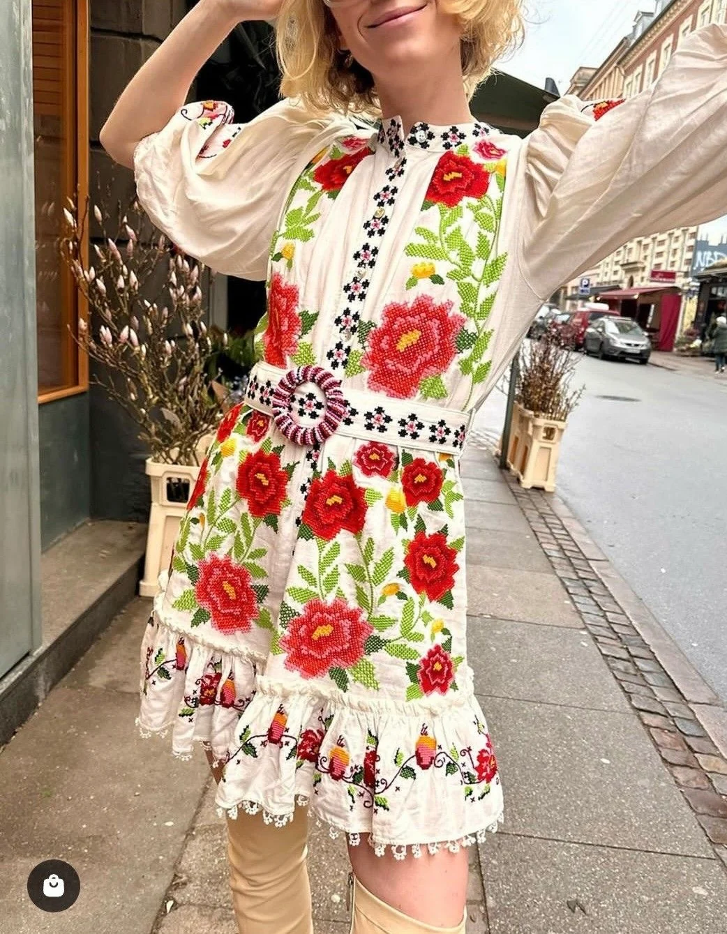 Aira Embriodery Dress - Image 2