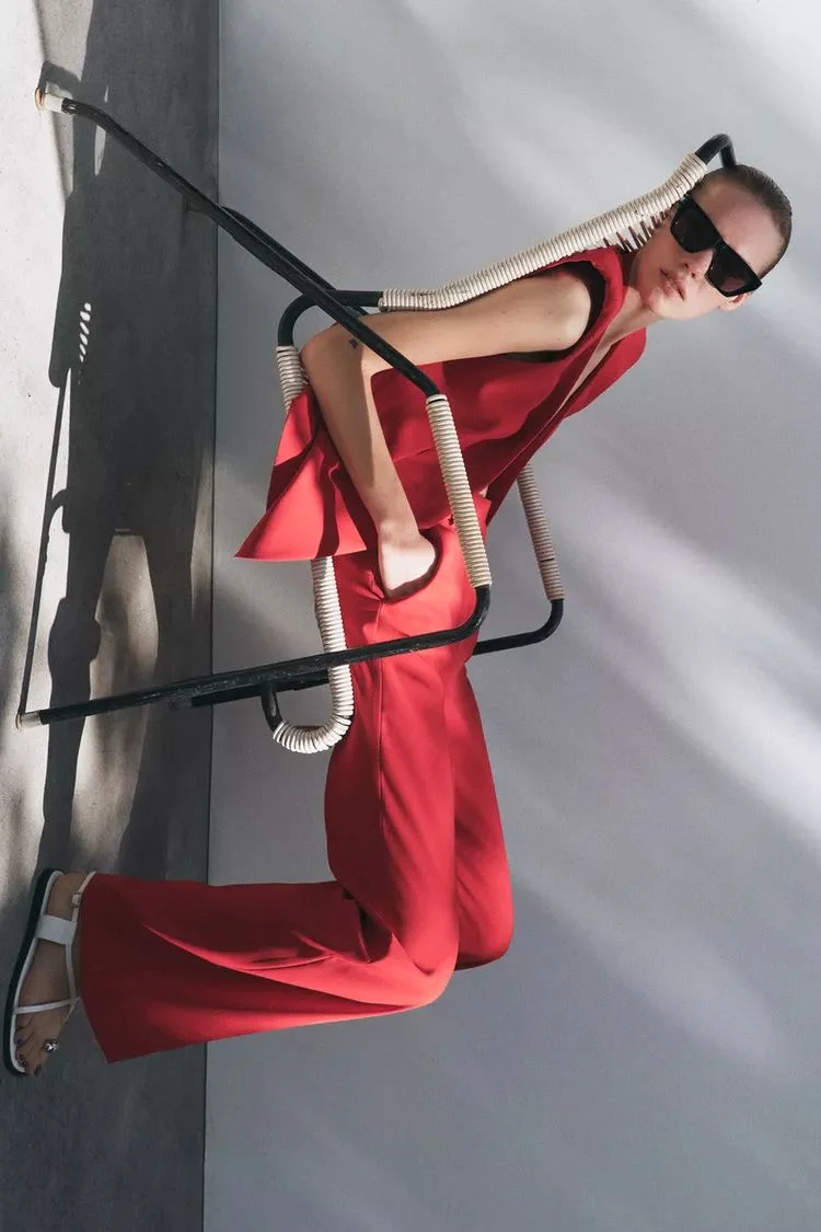 Alala Red Blazer Pant Set - Image 5