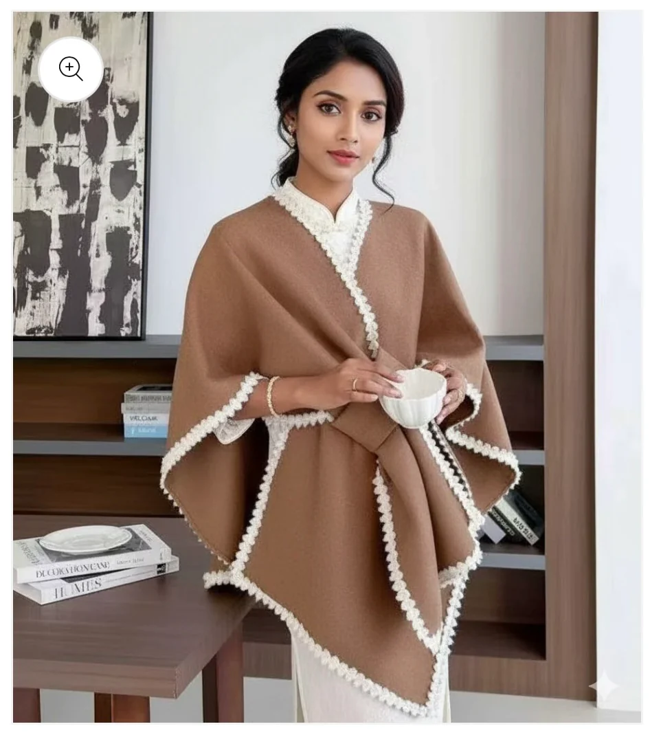 Amara Wrap Cape ( Free Size) - Image 3