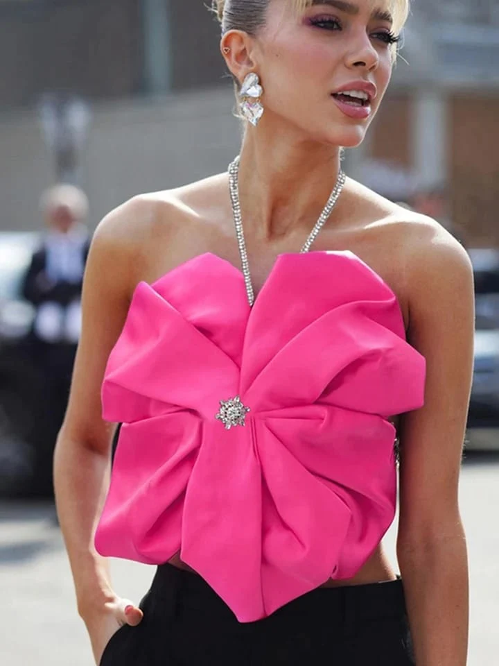 Area Crystal Halter Top - Image 5
