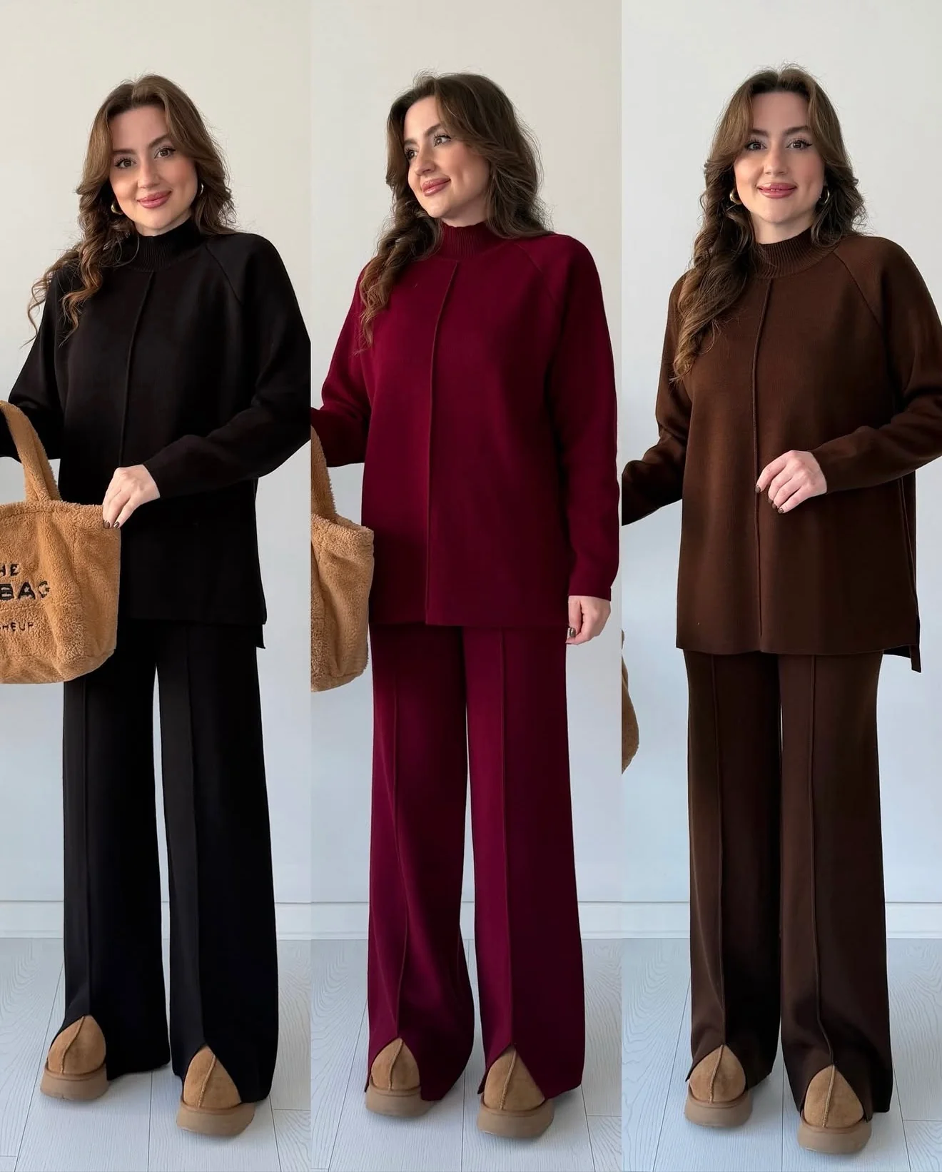 Aza Knitted Wollen Cords Set