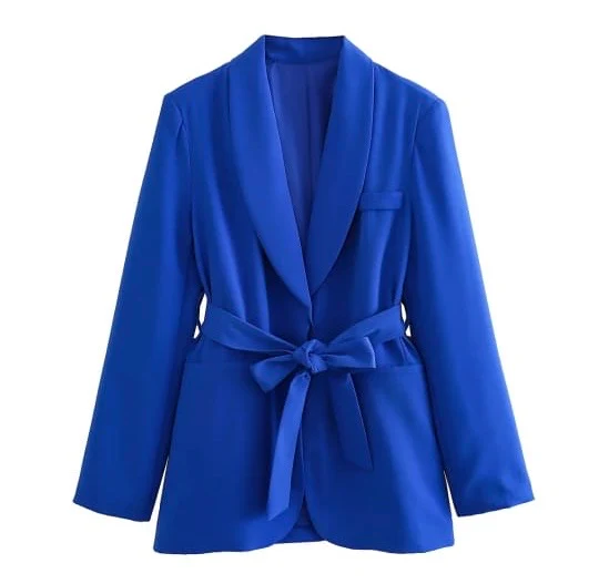 Blue Blazer Pant Set - Image 3