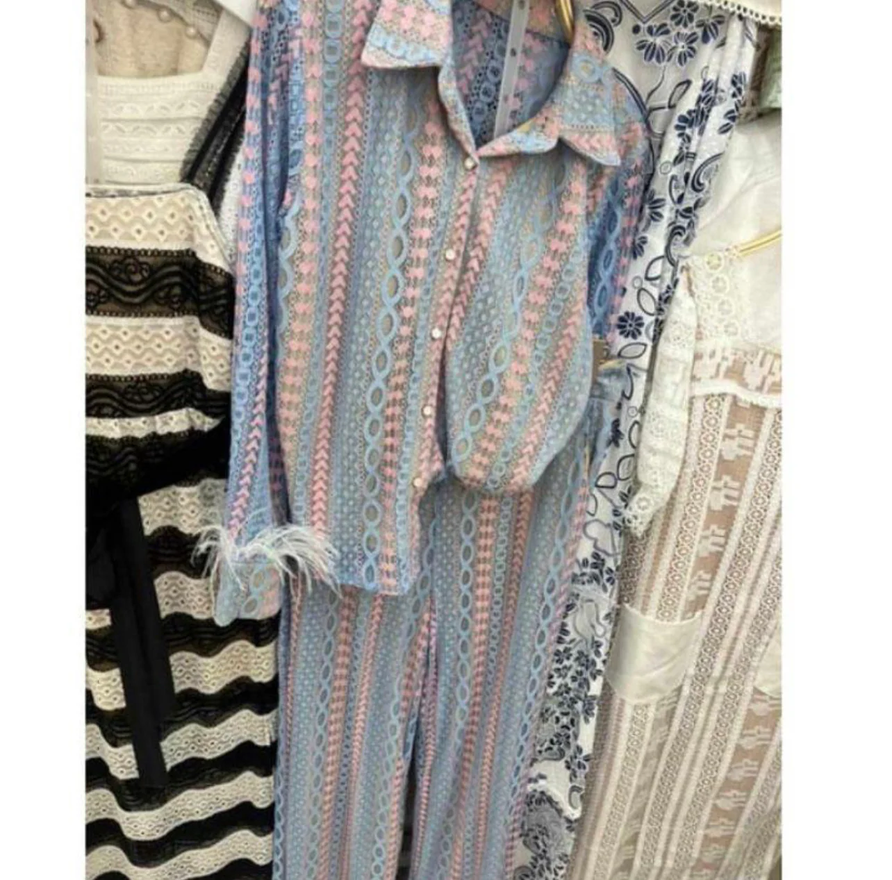 Blue Feather Cords - Image 5