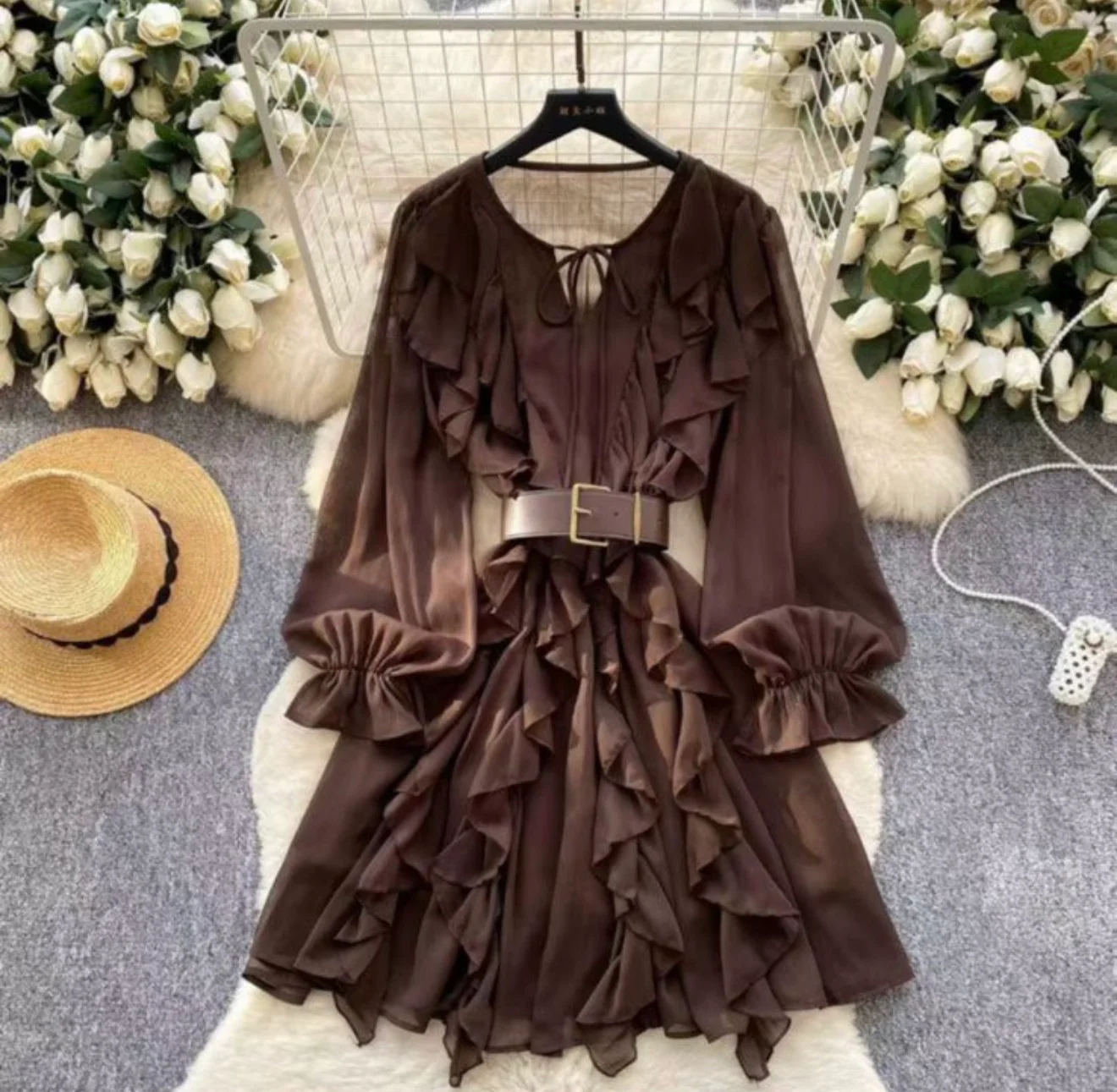 Boca Ruffle Dress - Image 2