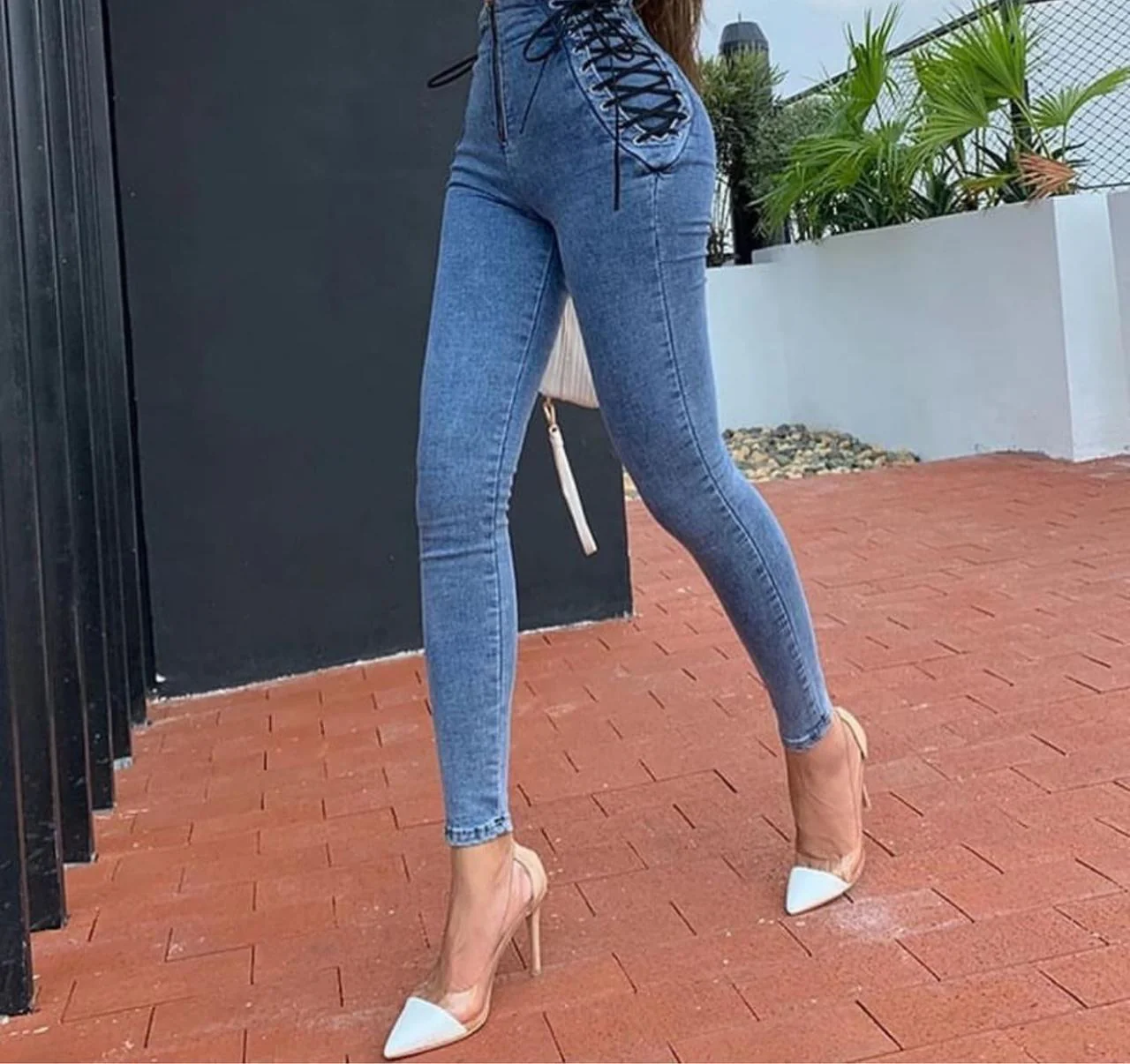 Buckle Up Denim Pants - Image 5