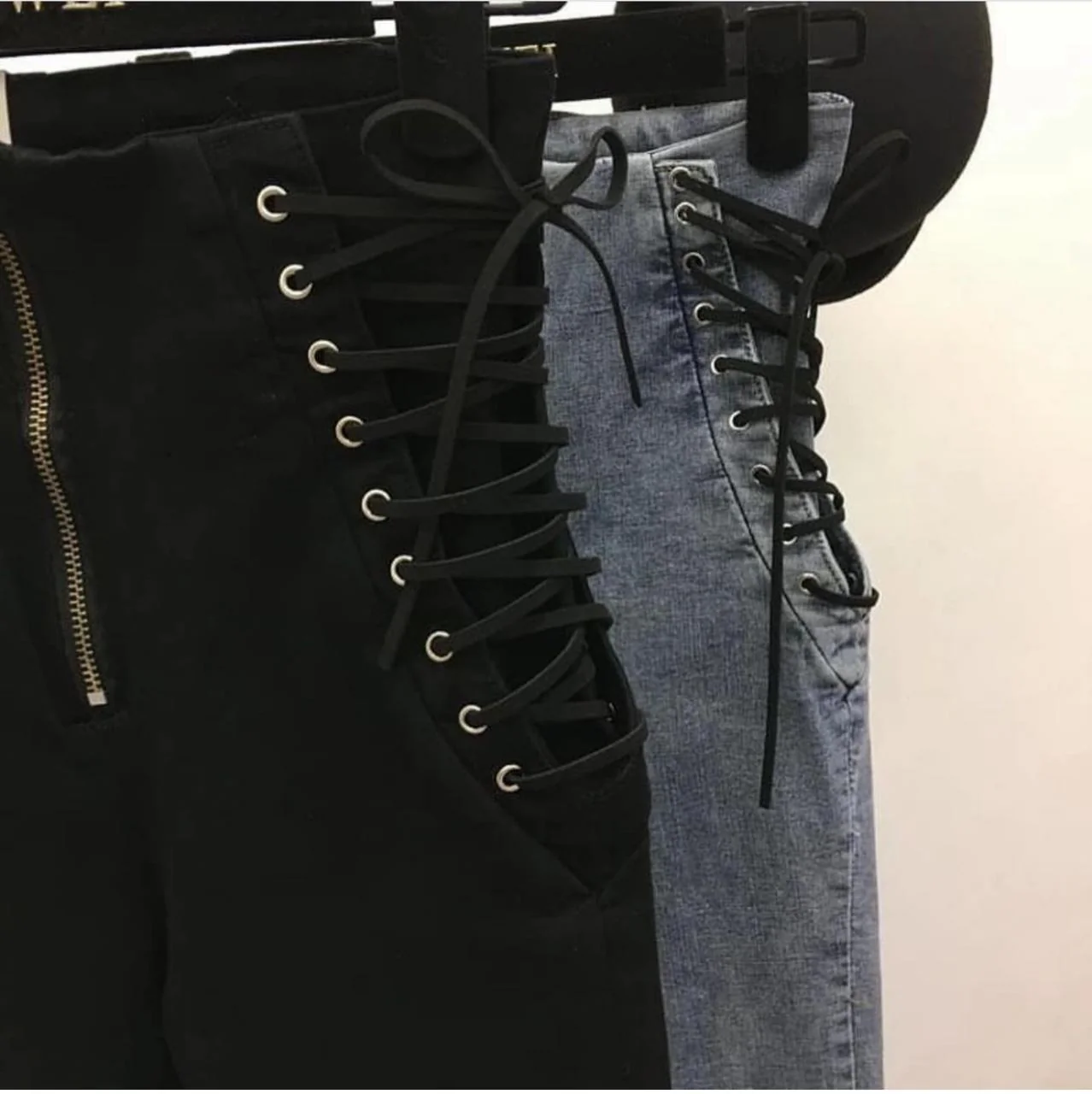 Buckle Up Denim Pants - Image 6