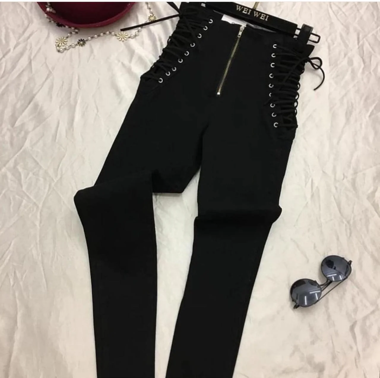 Buckle Up Denim Pants - Image 7