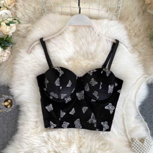 Butterfly Black Bustier - Image 5