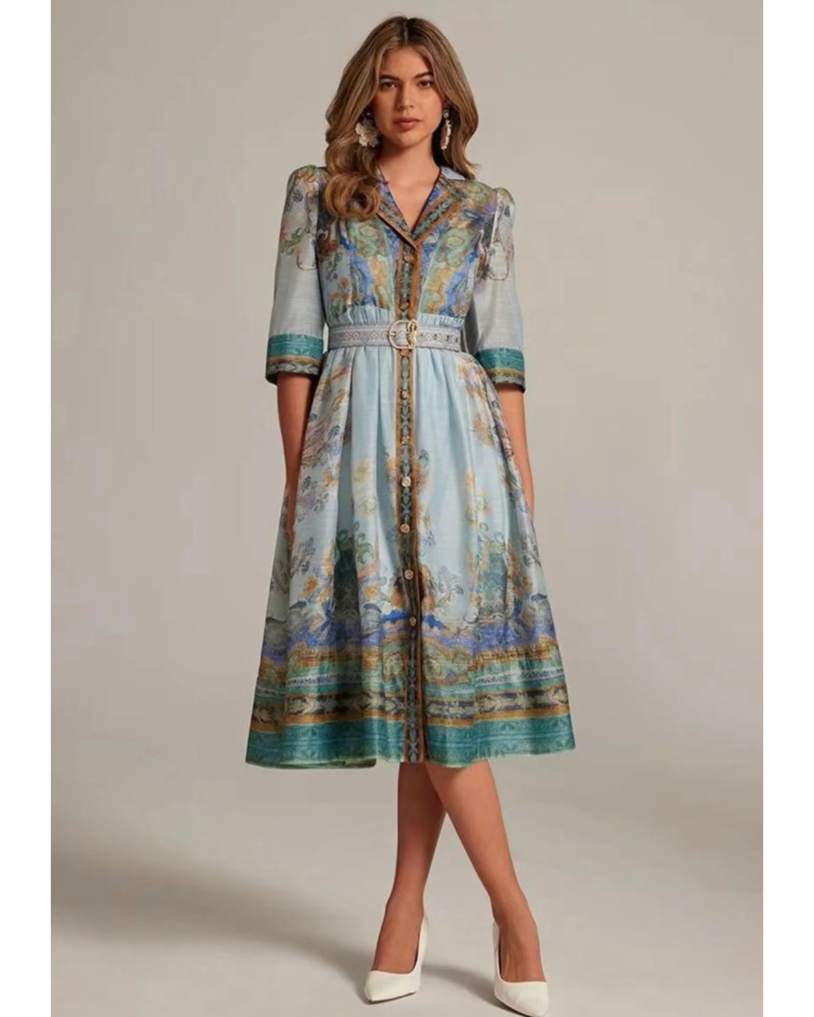 Cacia Long Luxe Dress