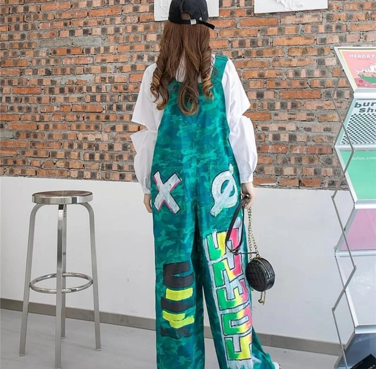 Camouflage Safari Style Overall Jumpsuit - Image 4