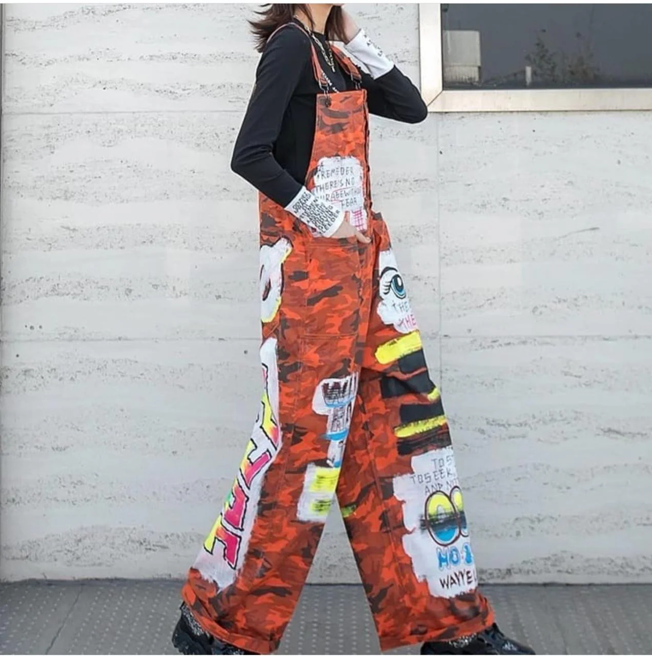Camouflage Safari Style Overall Jumpsuit - Image 7