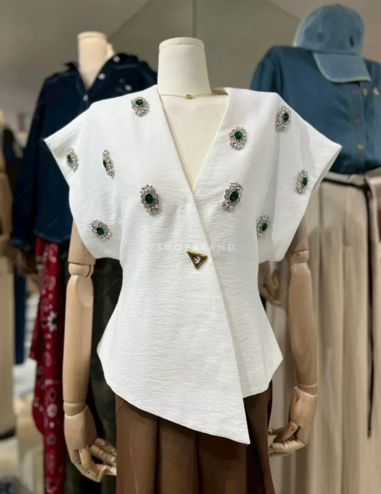 Chia Embriodery Luxe Blouse - Image 2