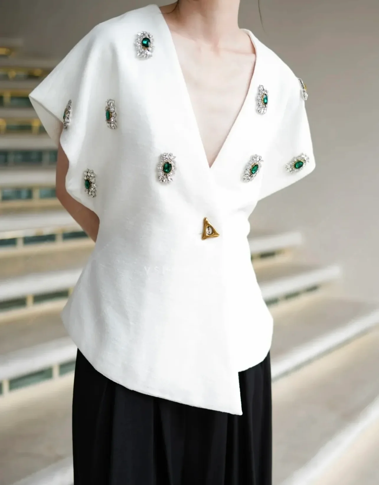 Chia Embriodery Luxe Blouse - Image 5