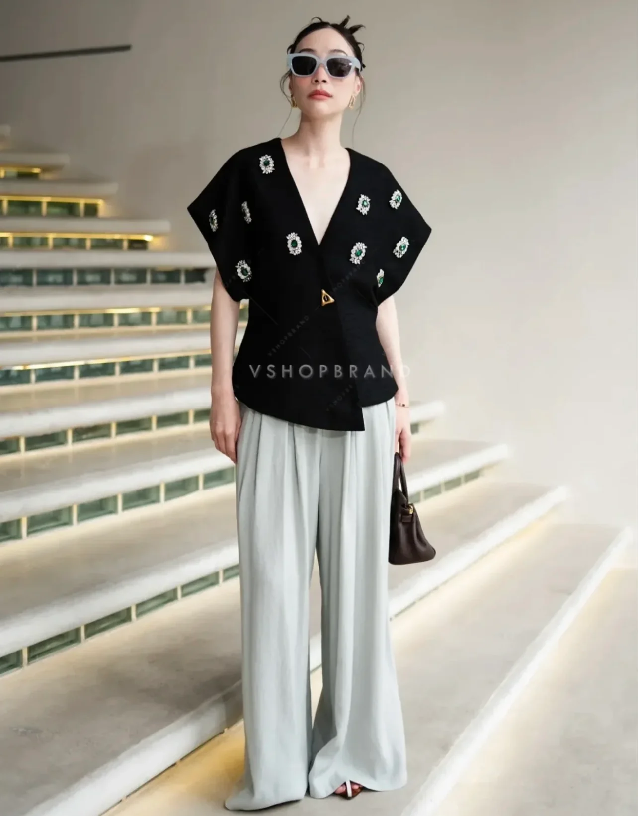 Chia Embriodery Luxe Blouse - Image 7