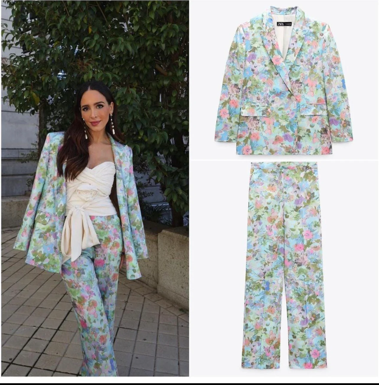 Chicas Printed Blazer Set - Image 4