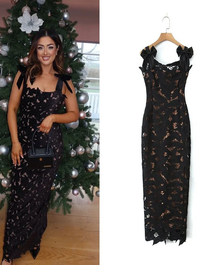 Christiana Luxe Lace Dress - Image 5
