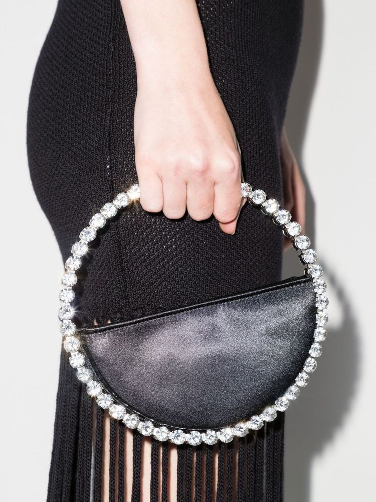 Christina rhinestone round clutch - Image 3