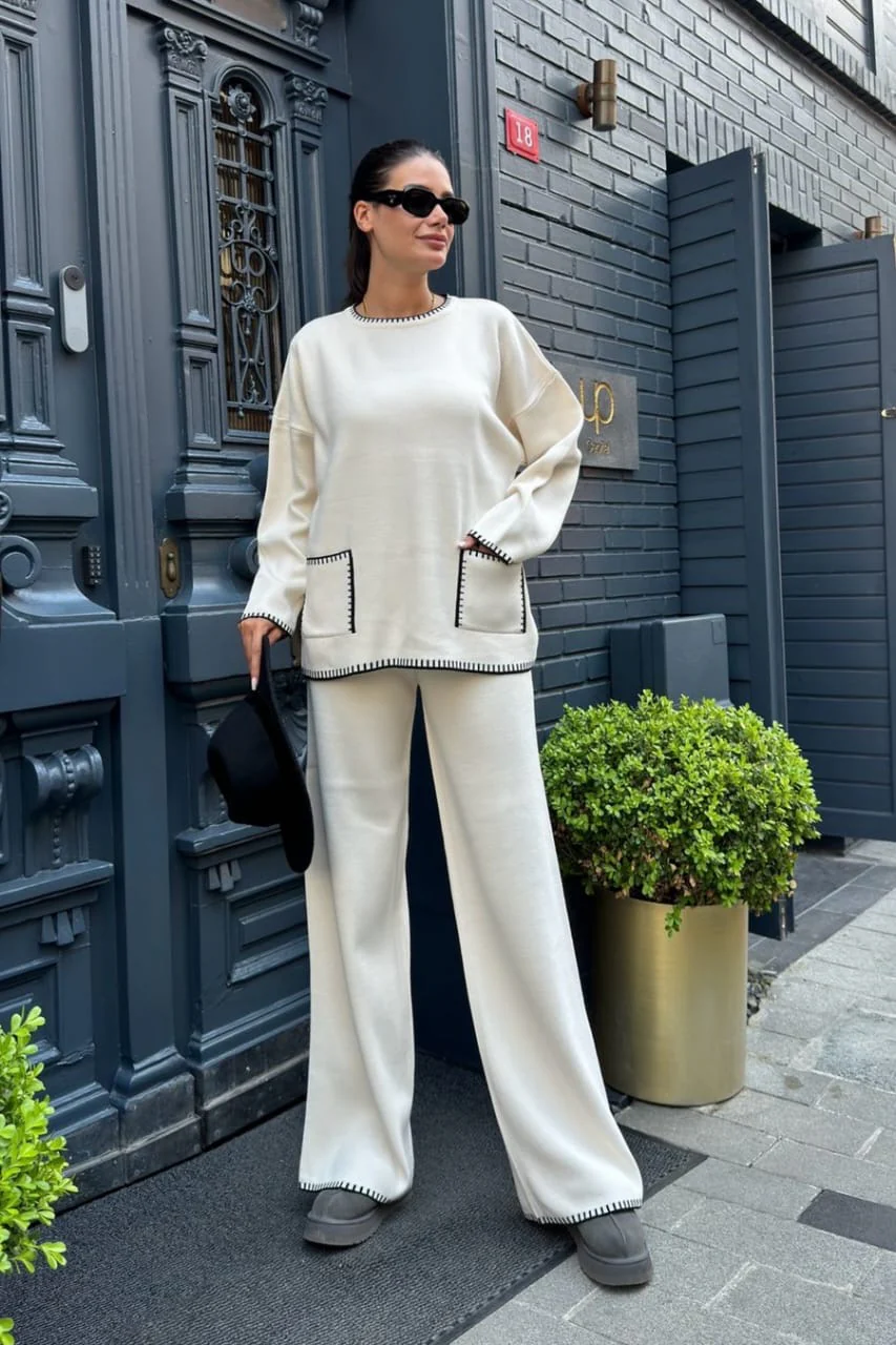 Cloe Contrast Trim Cordset - Image 7