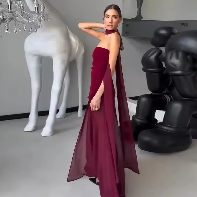 Cocoa Luxe Slit Dress - Image 3