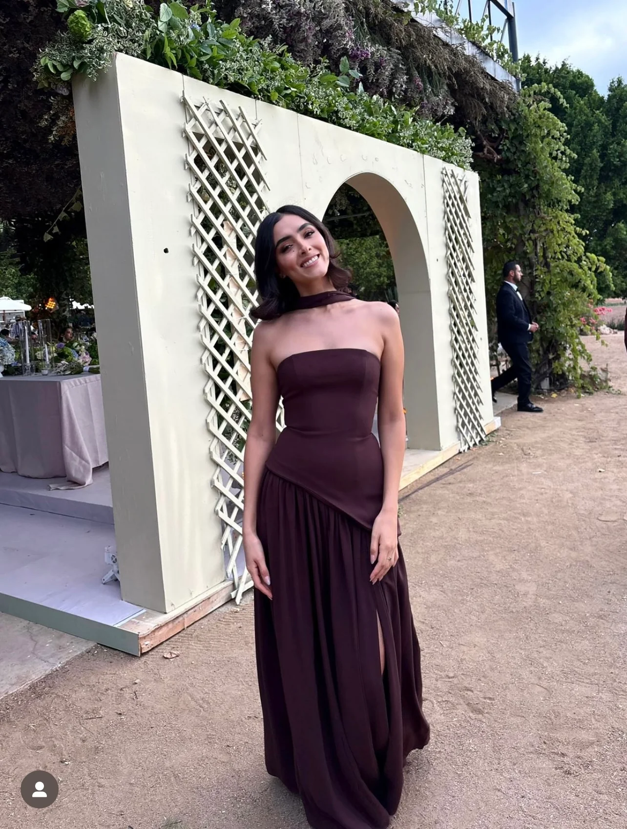 Cocoa Luxe Slit Dress - Image 6