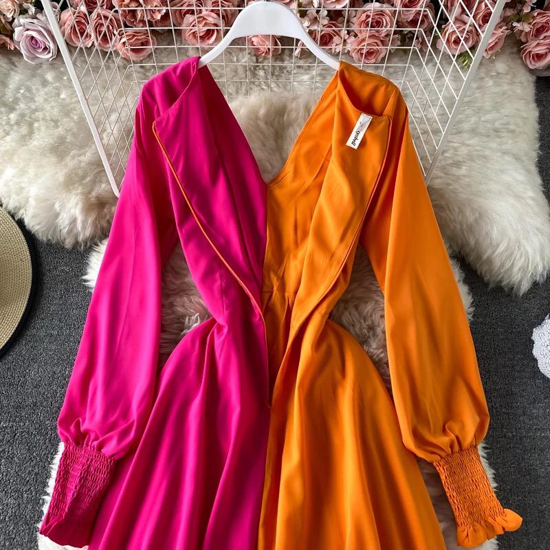 Colour Block Maxi Dress - Image 5