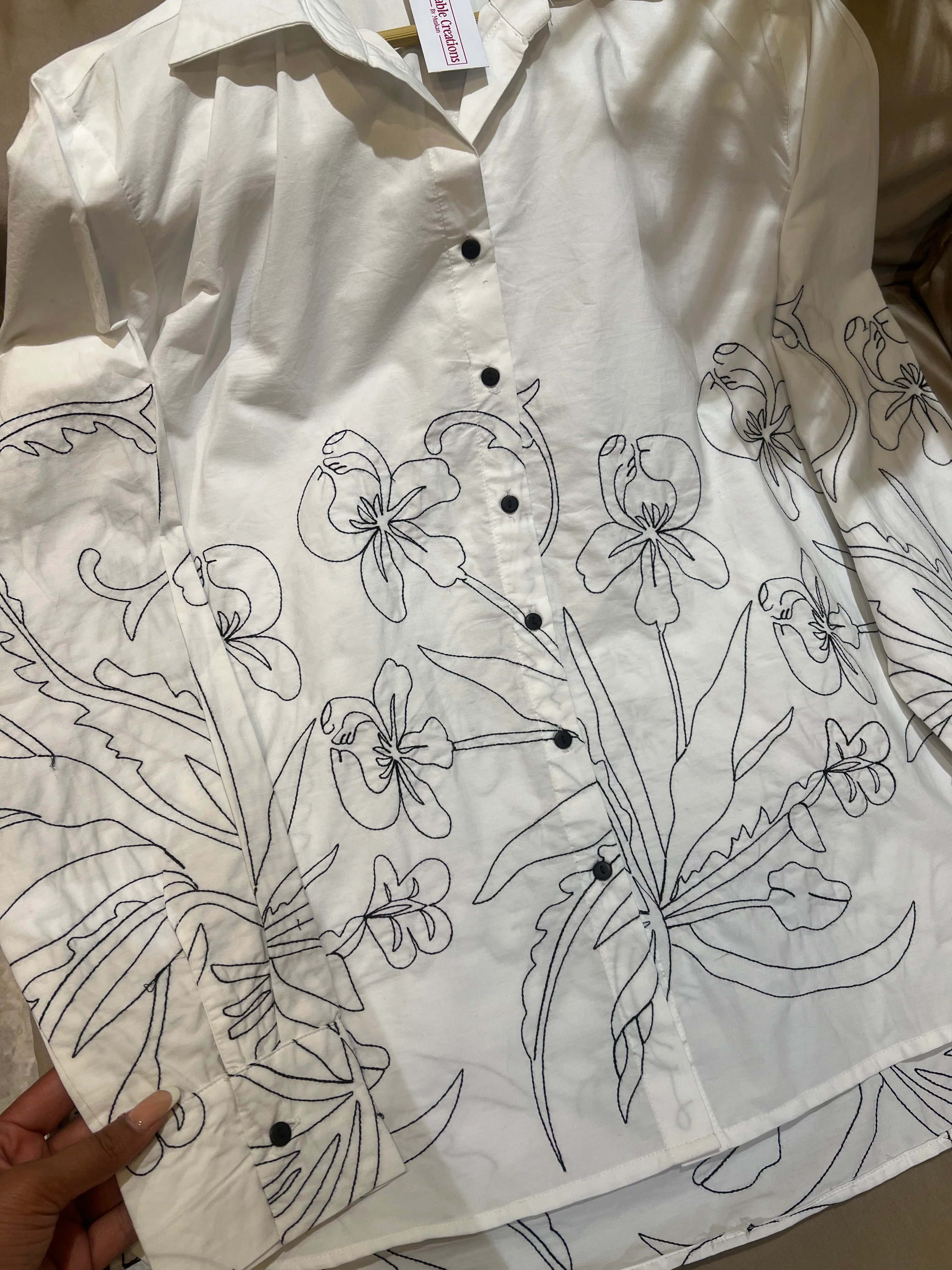 Cotton Embriodery Shirt - Image 17