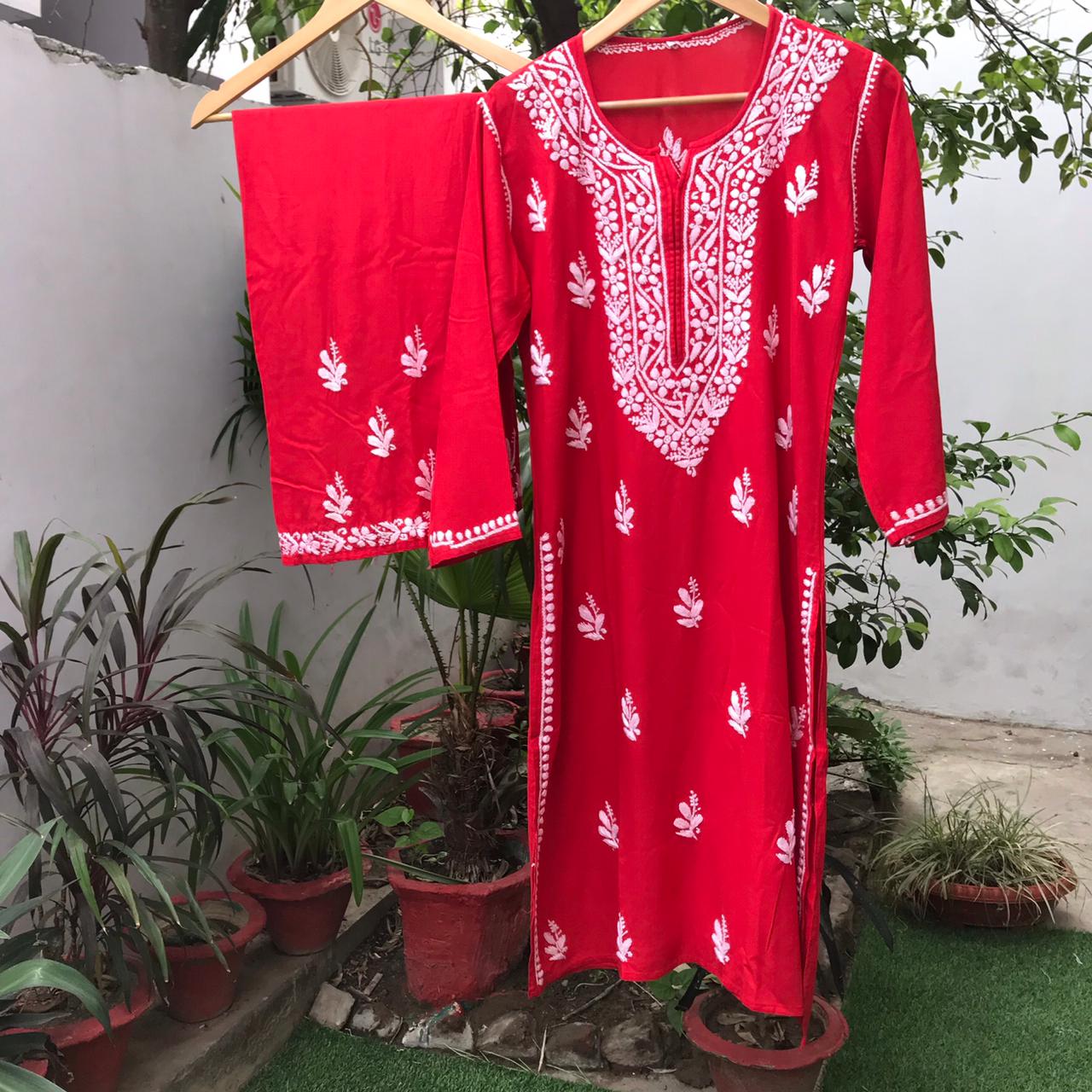 Cotton kurti plazzo sets - Image 4