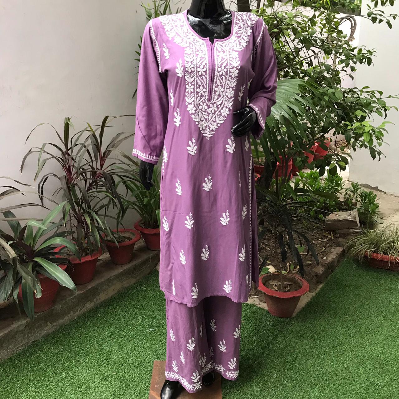 Cotton kurti plazzo sets - Image 6