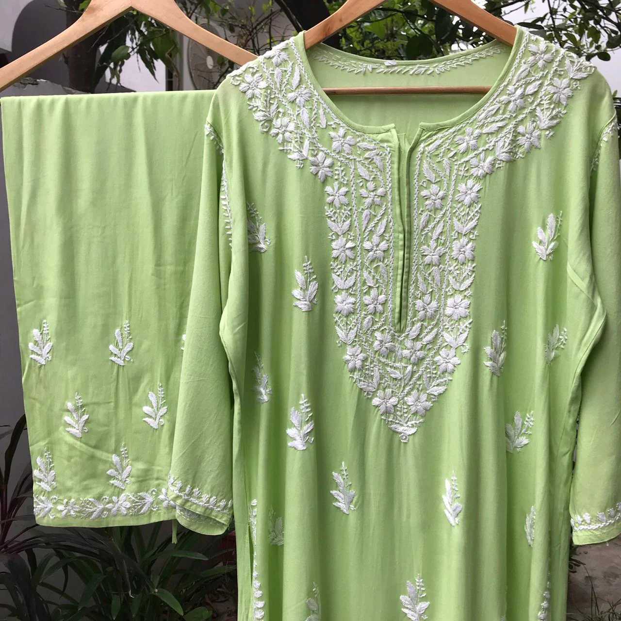 Cotton kurti plazzo sets - Image 9