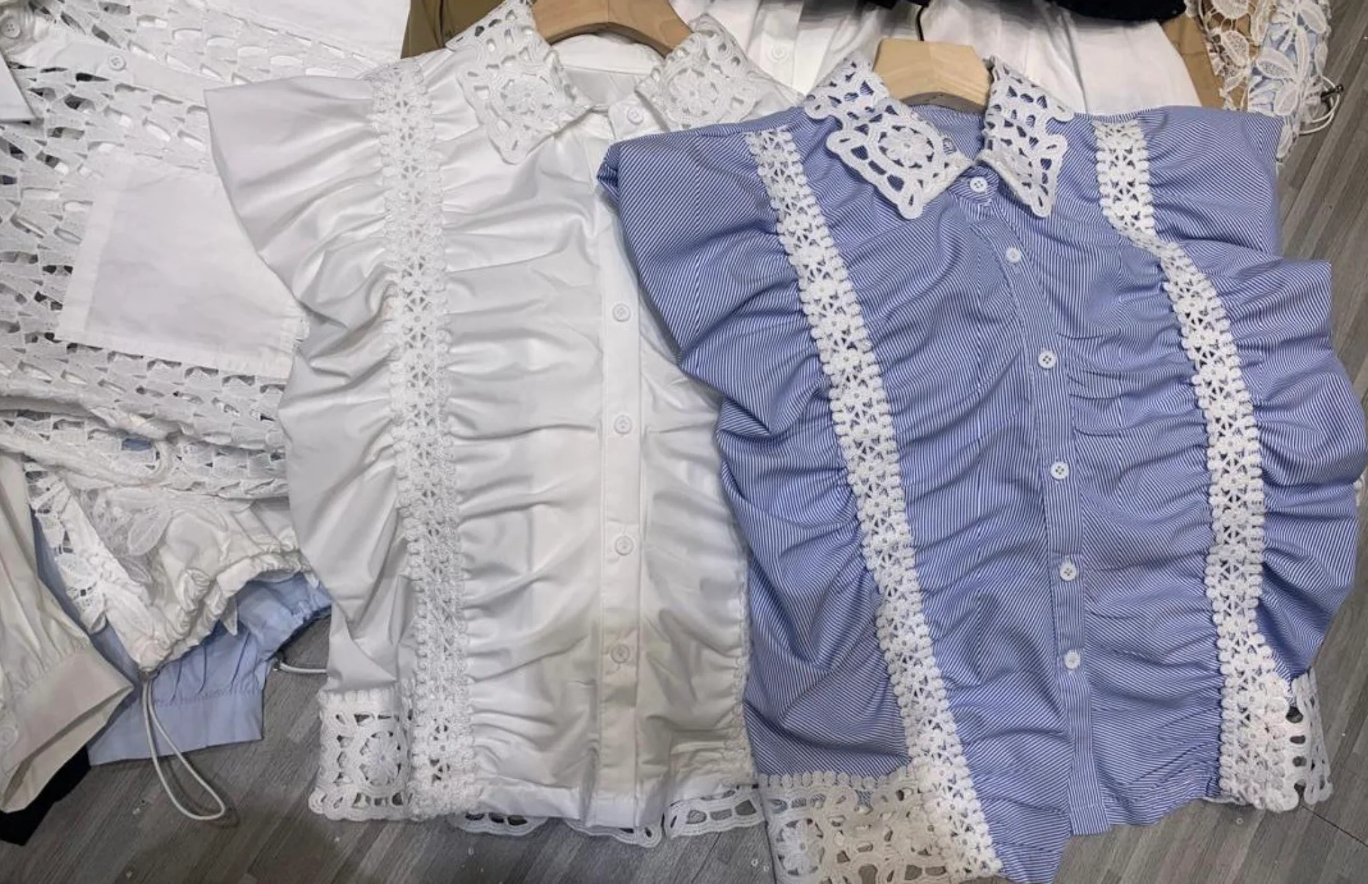Cotton Lace Shirt - Image 2