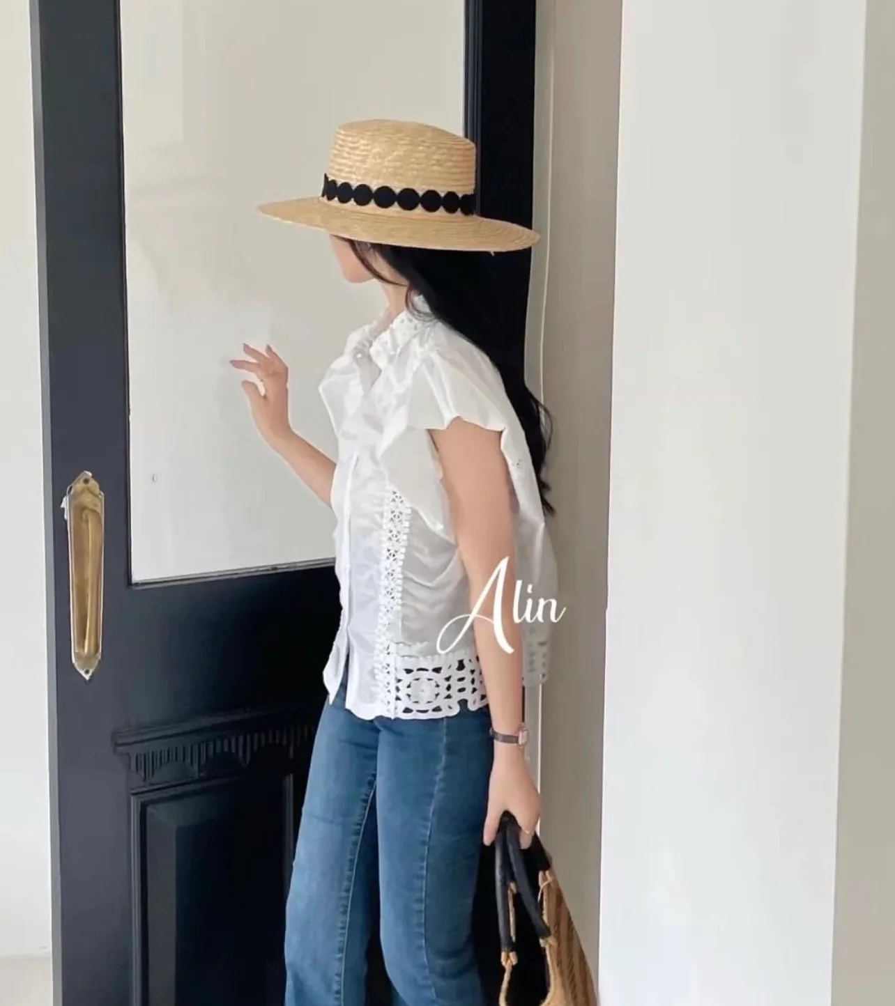 Cotton Lace Shirt - Image 4
