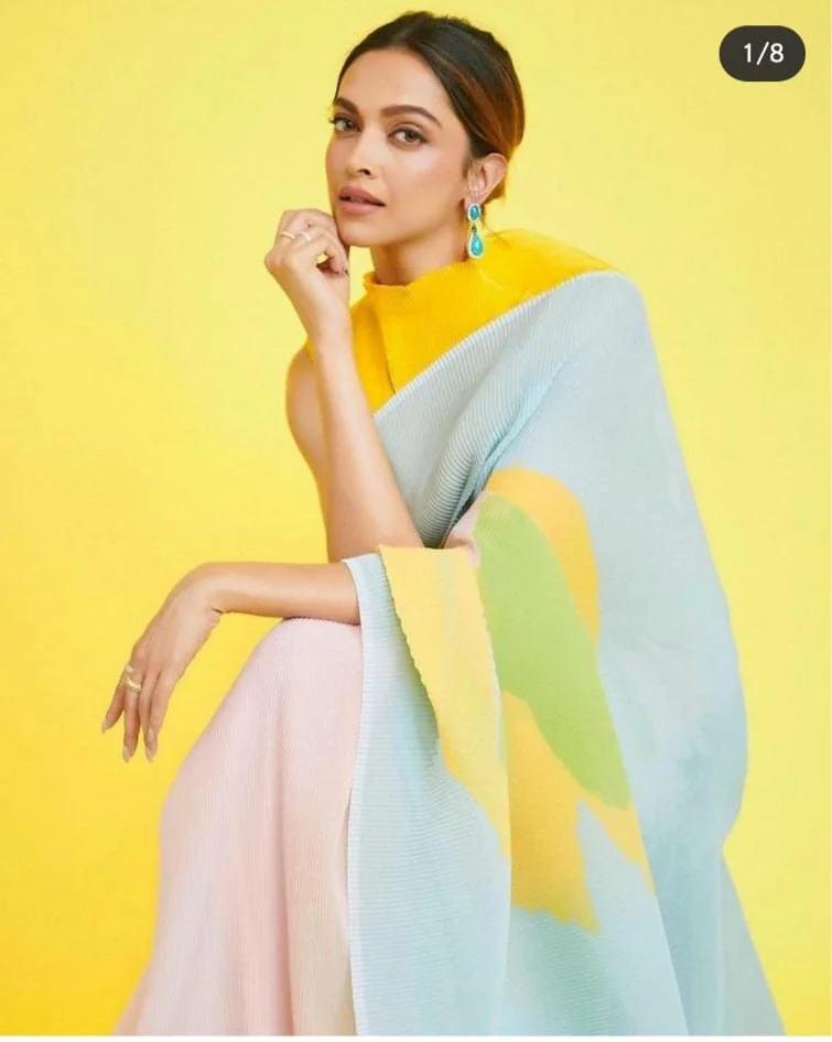 Deepika padukone style saree