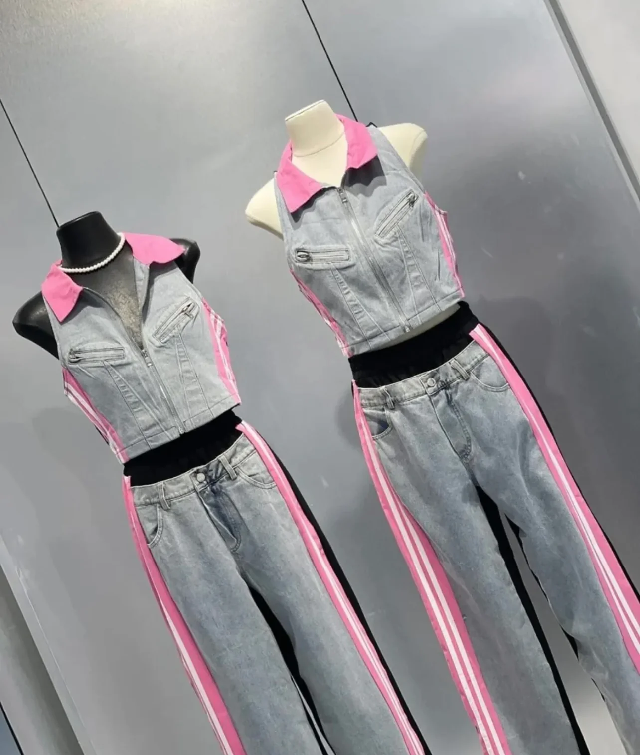 Denim Chic Coords Set - Image 2
