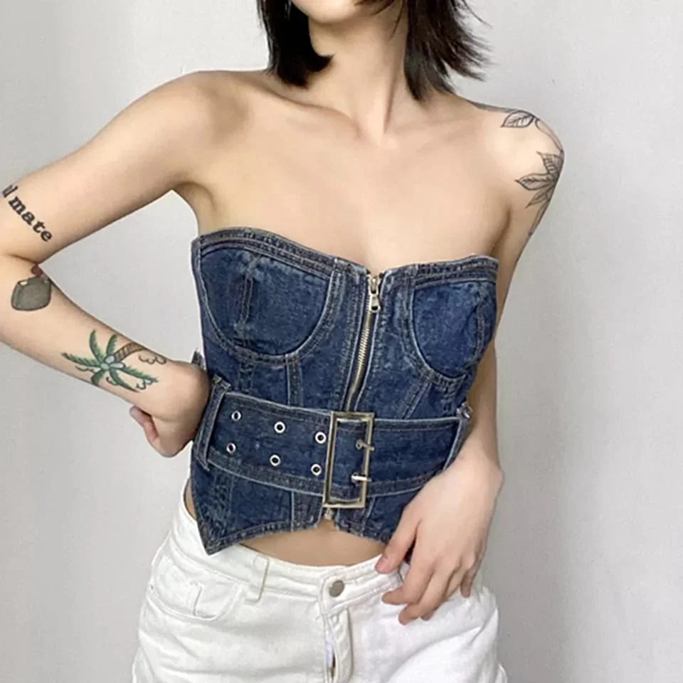 Kolly Denim Corset - Image 2