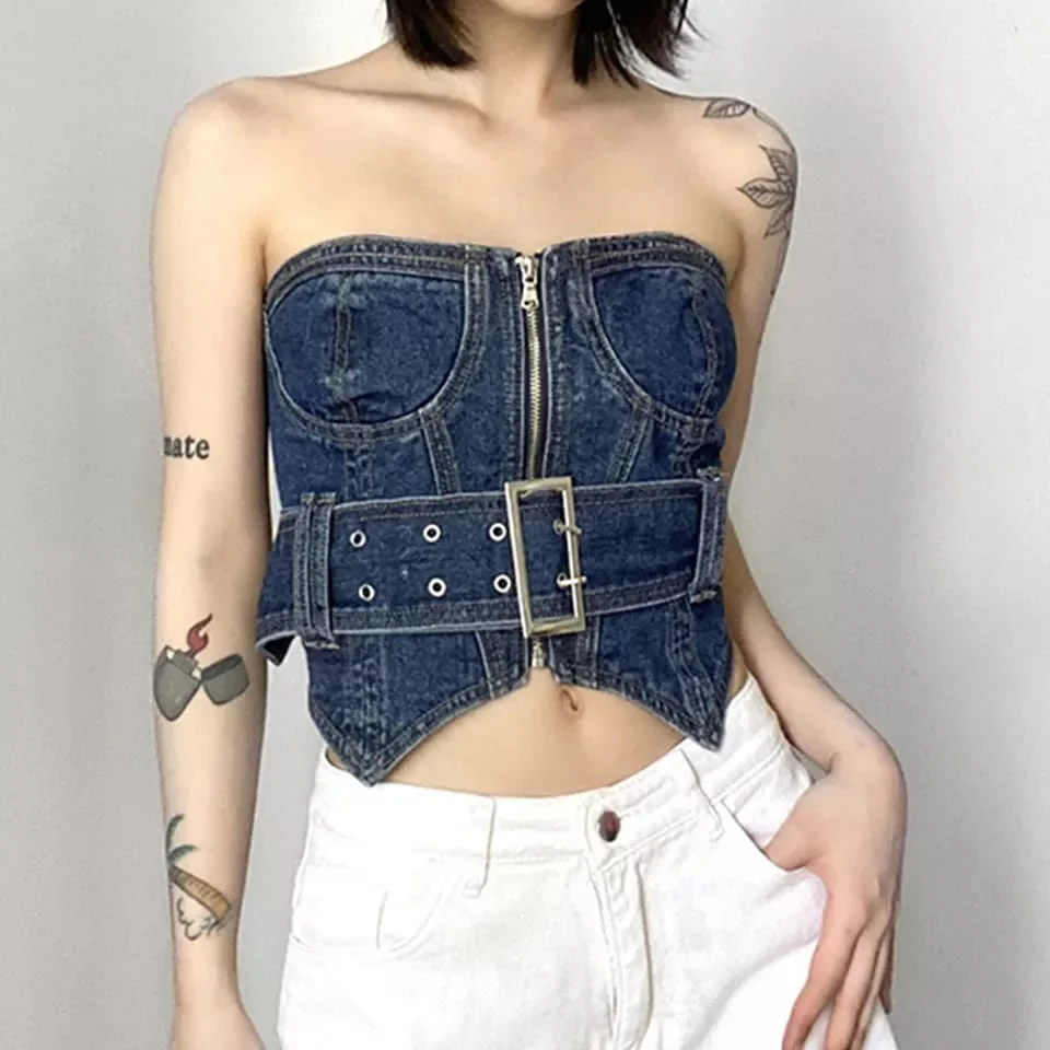 Kolly Denim Corset - Image 3