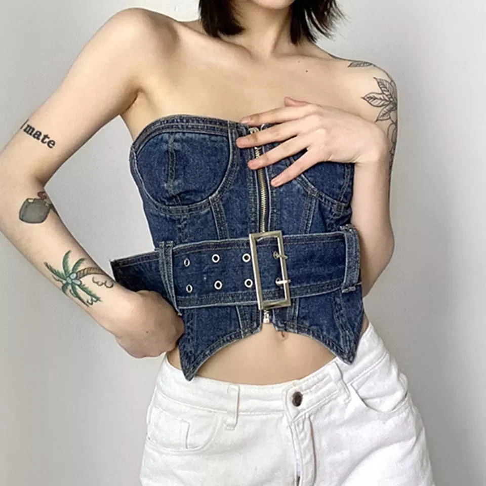 Kolly Denim Corset - Image 4