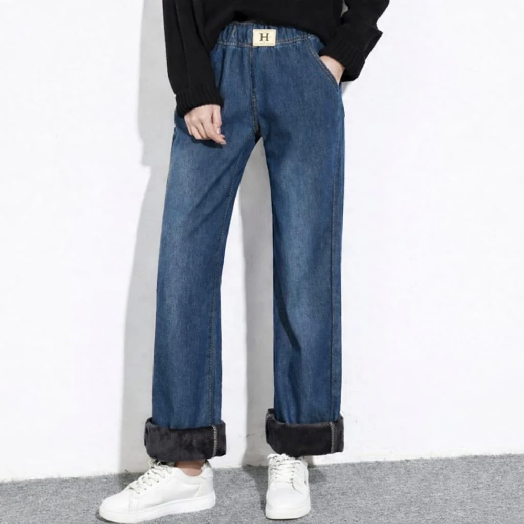 Denim Fleece Pants