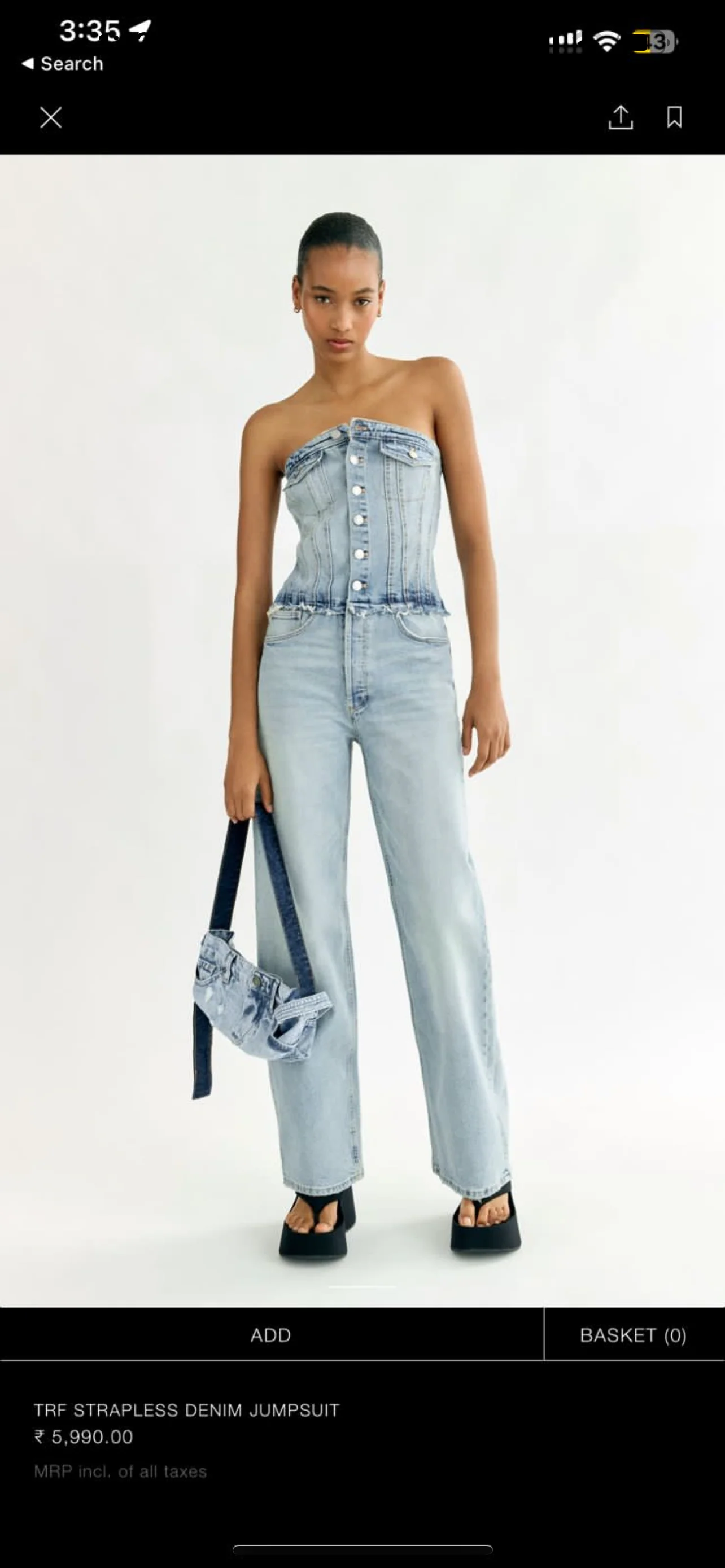 Denim jumpsuit zar - Image 3