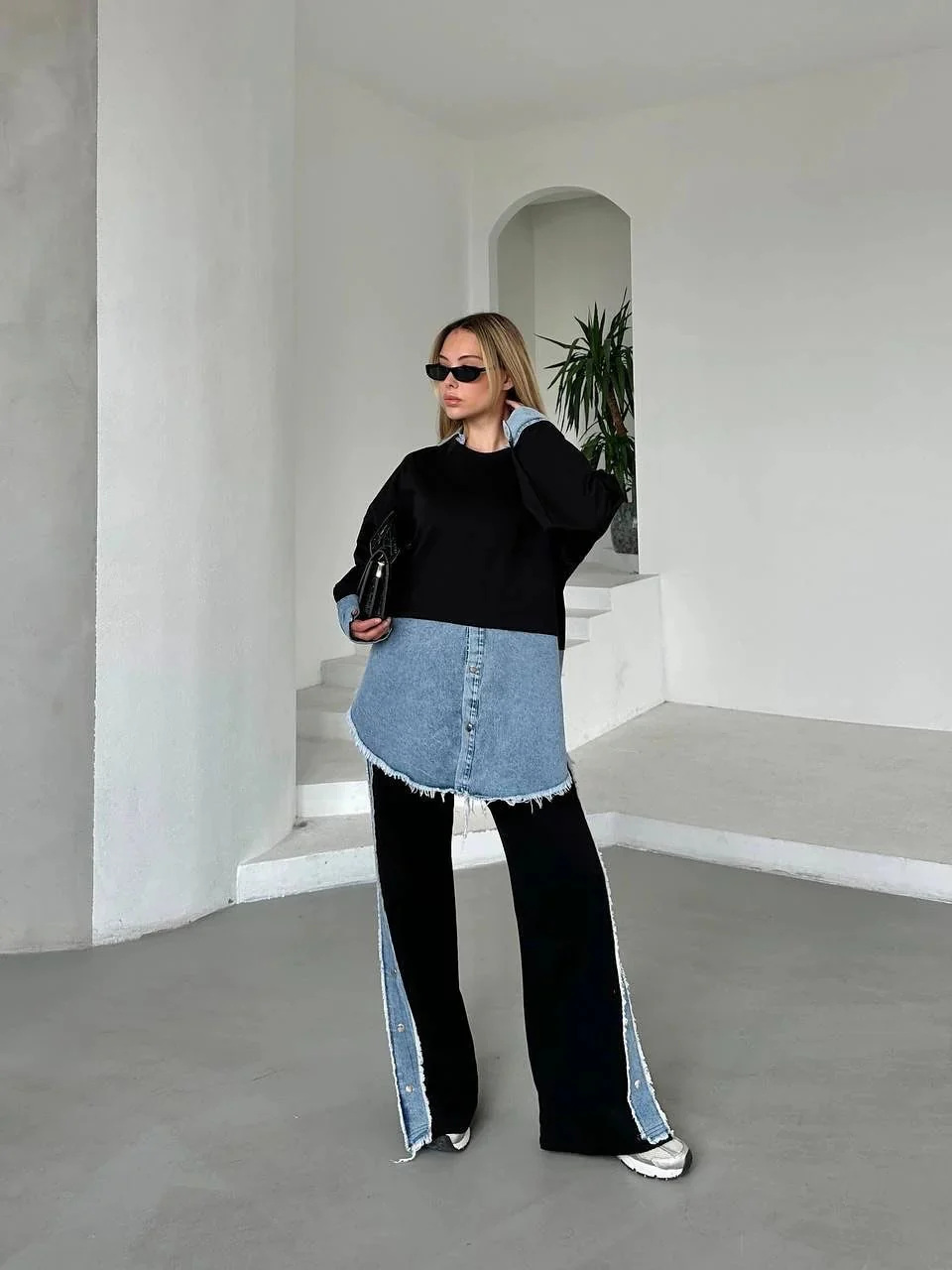 Denim Trim Statement Cords - Image 3