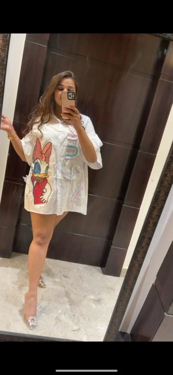 Donuld Duck Shirt Dress - Image 5