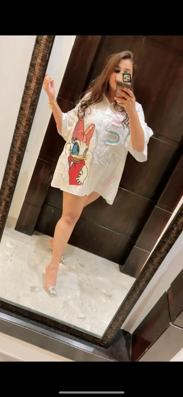 Donuld Duck Shirt Dress - Image 6