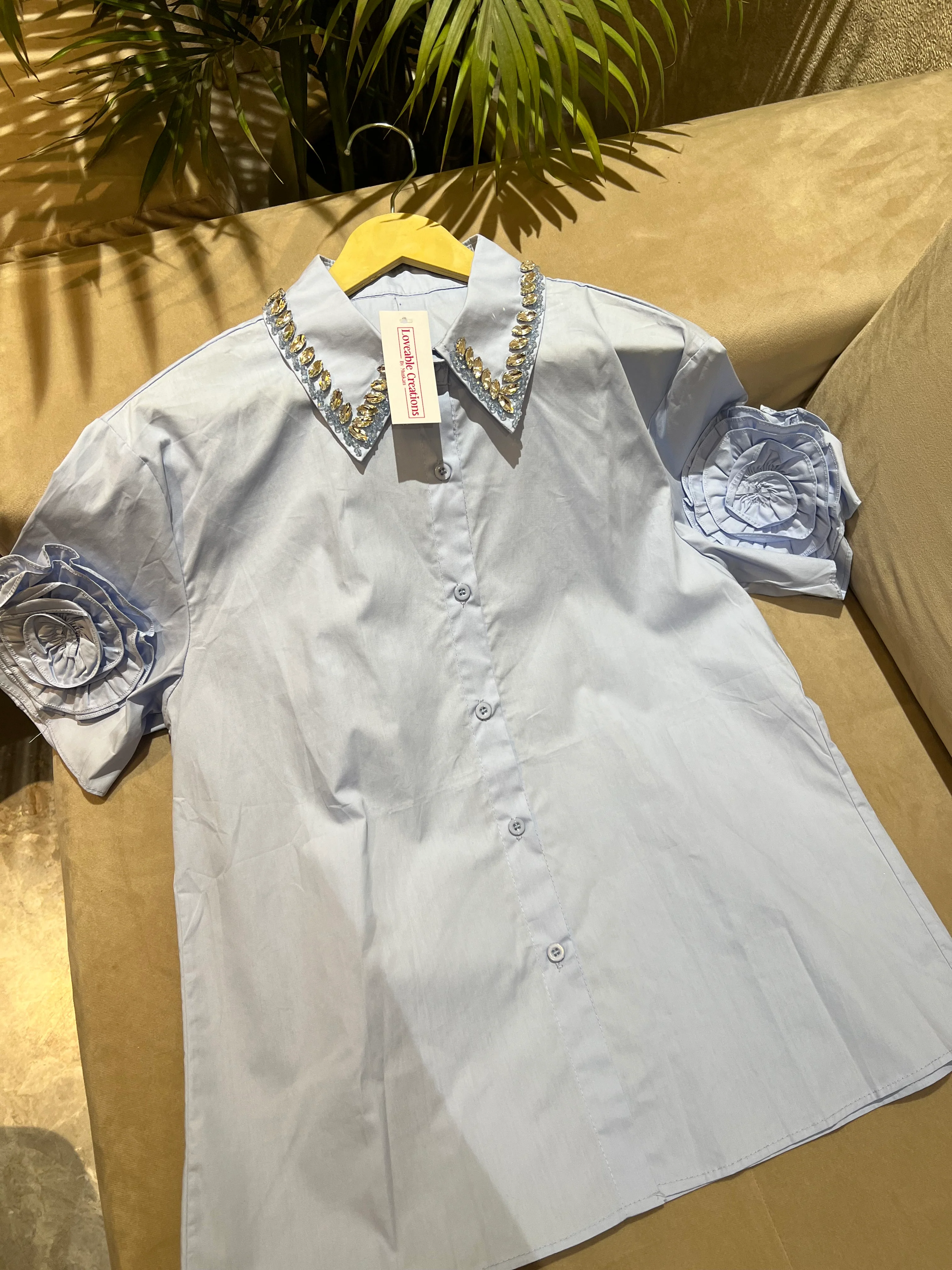 Embellished Summer Shirt - Image 4
