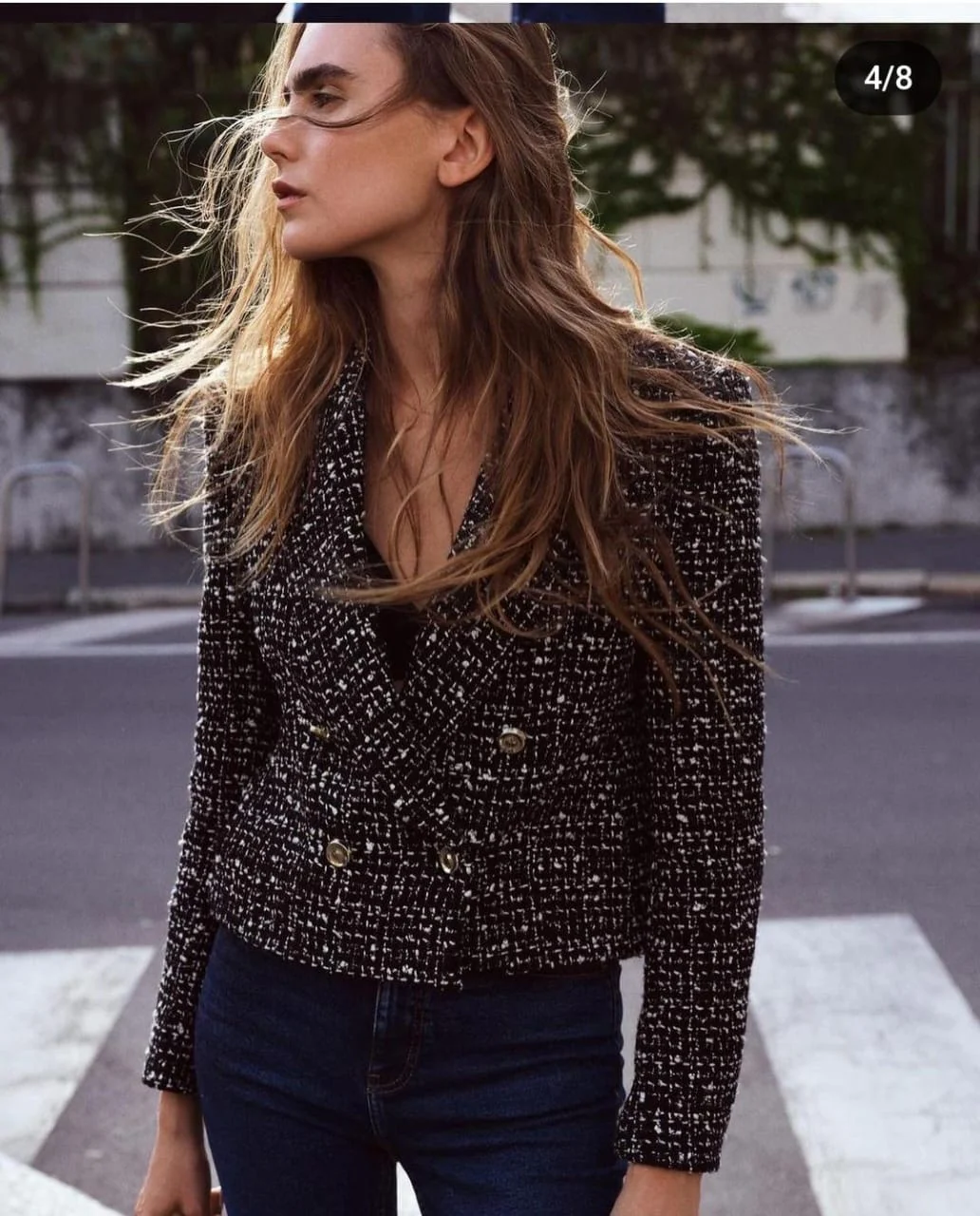 Enzo Luxe Tweed Blazer - Image 6