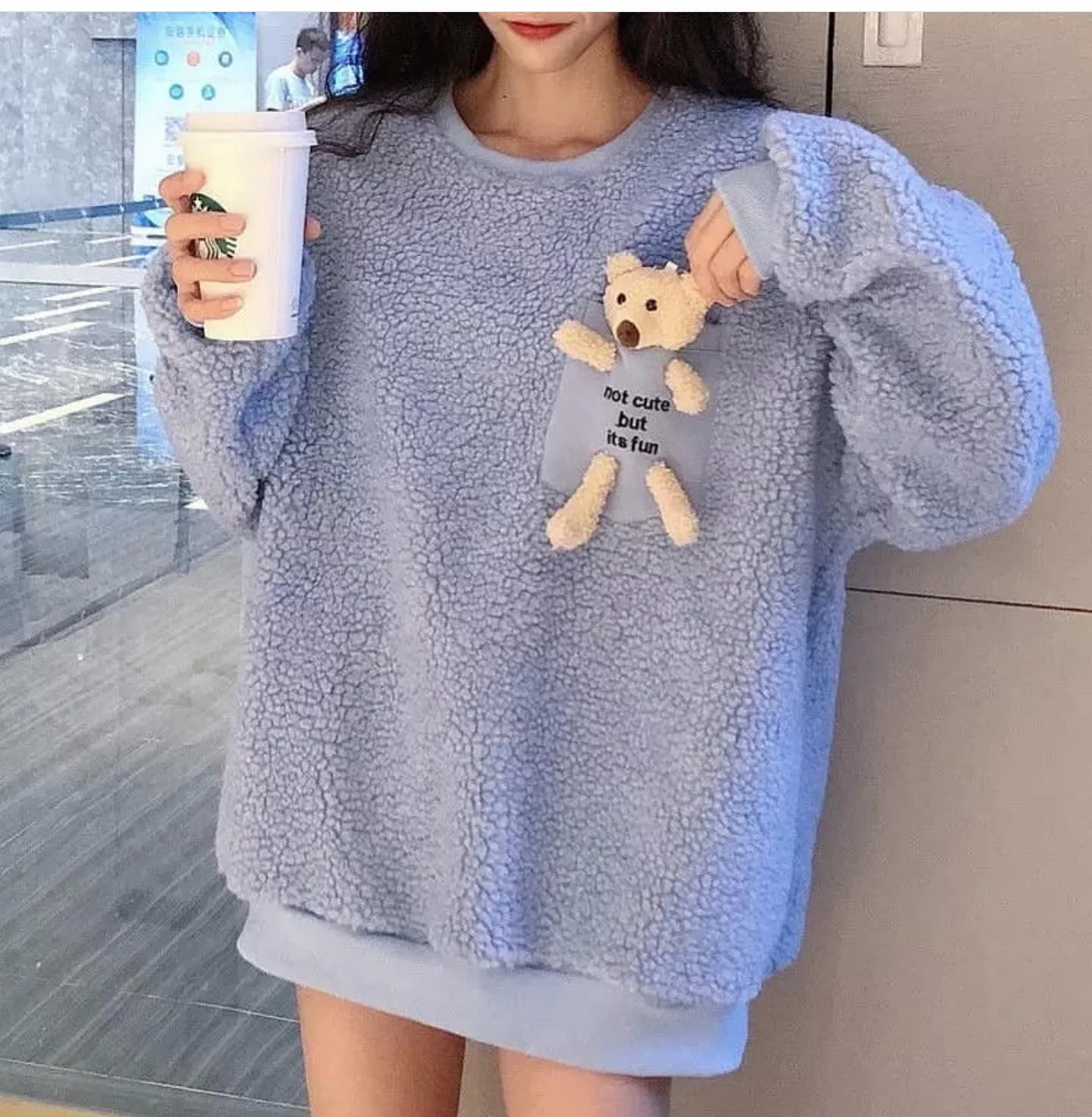 Fleece Teddy Sweatshirt - Image 6