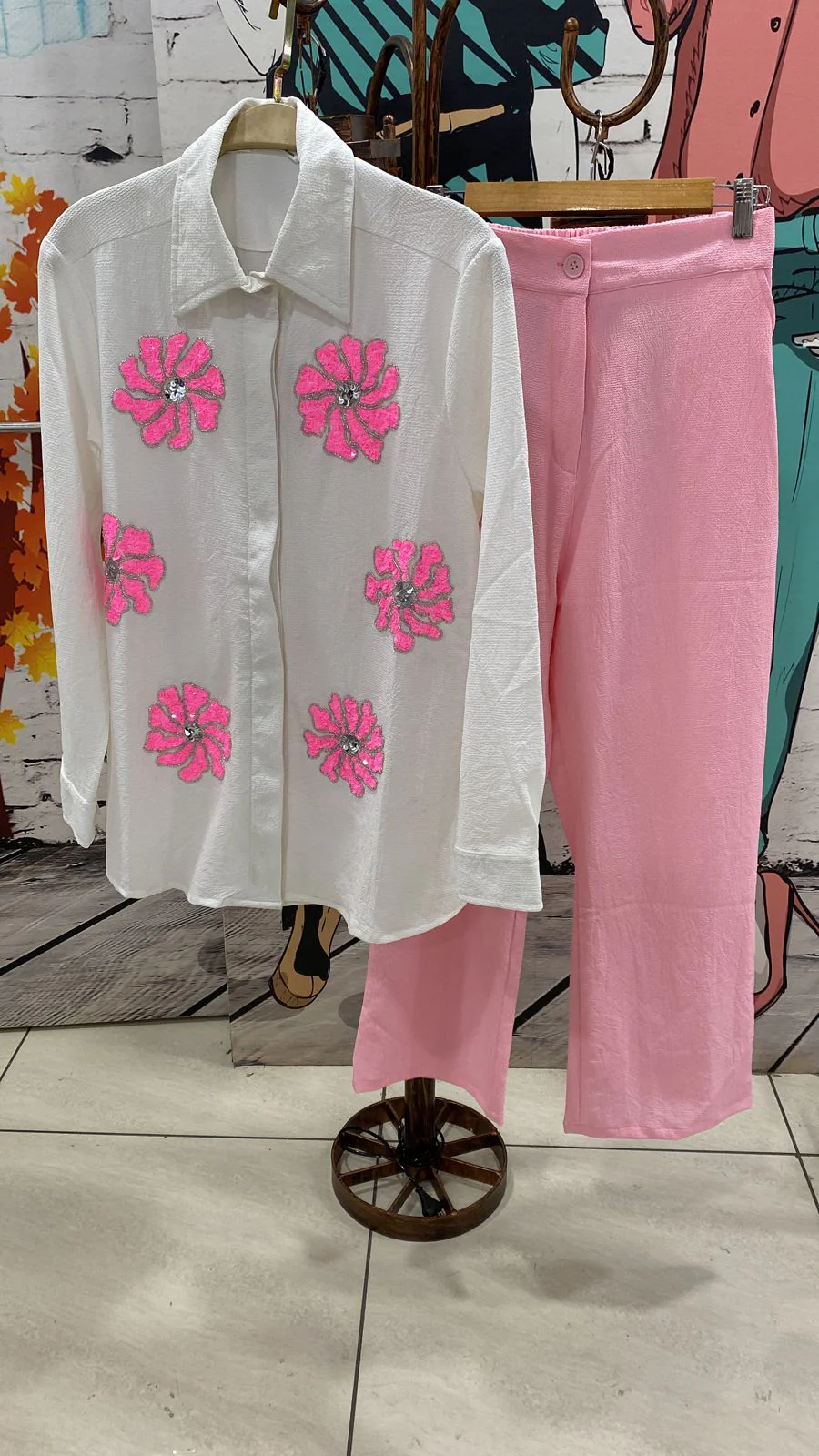 Flower Embellished Cords - Image 2