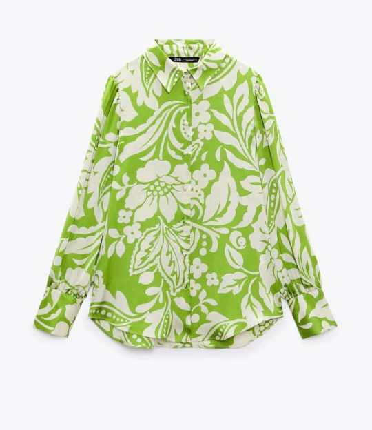 Flowy Satin Shirt