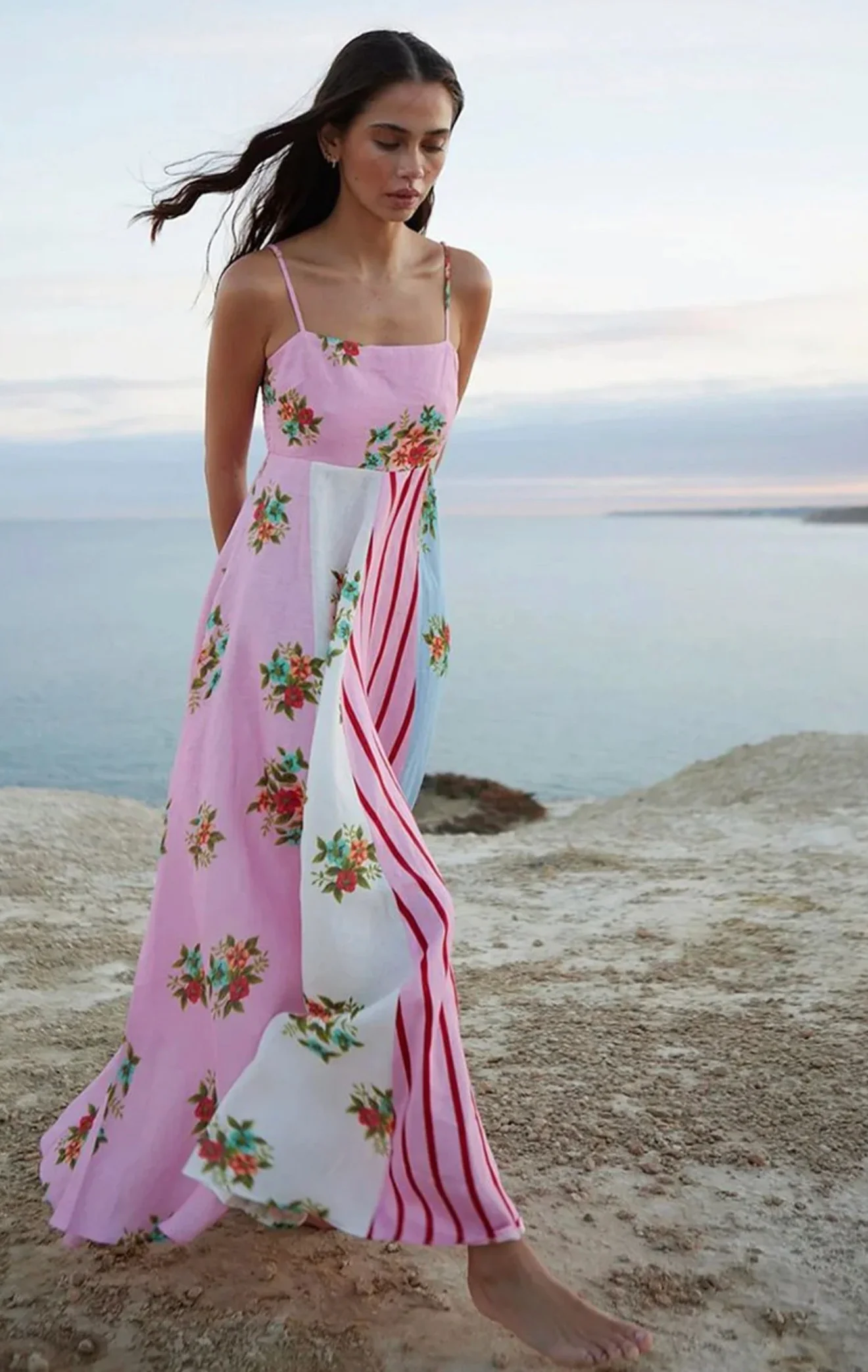 Garden Haze Maxi Dress - Image 4
