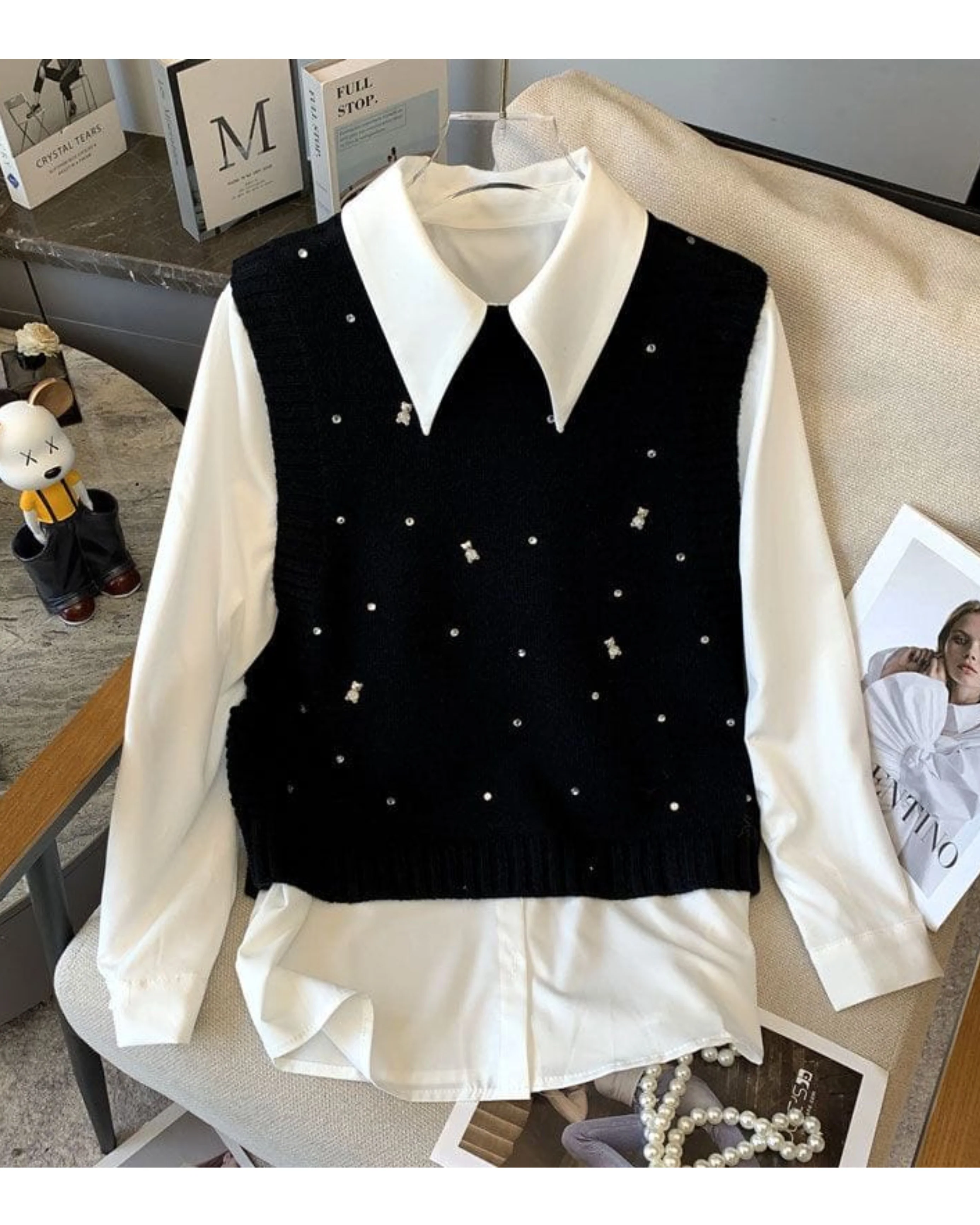 Gemini Crystal Two Piece Shirt - Image 2