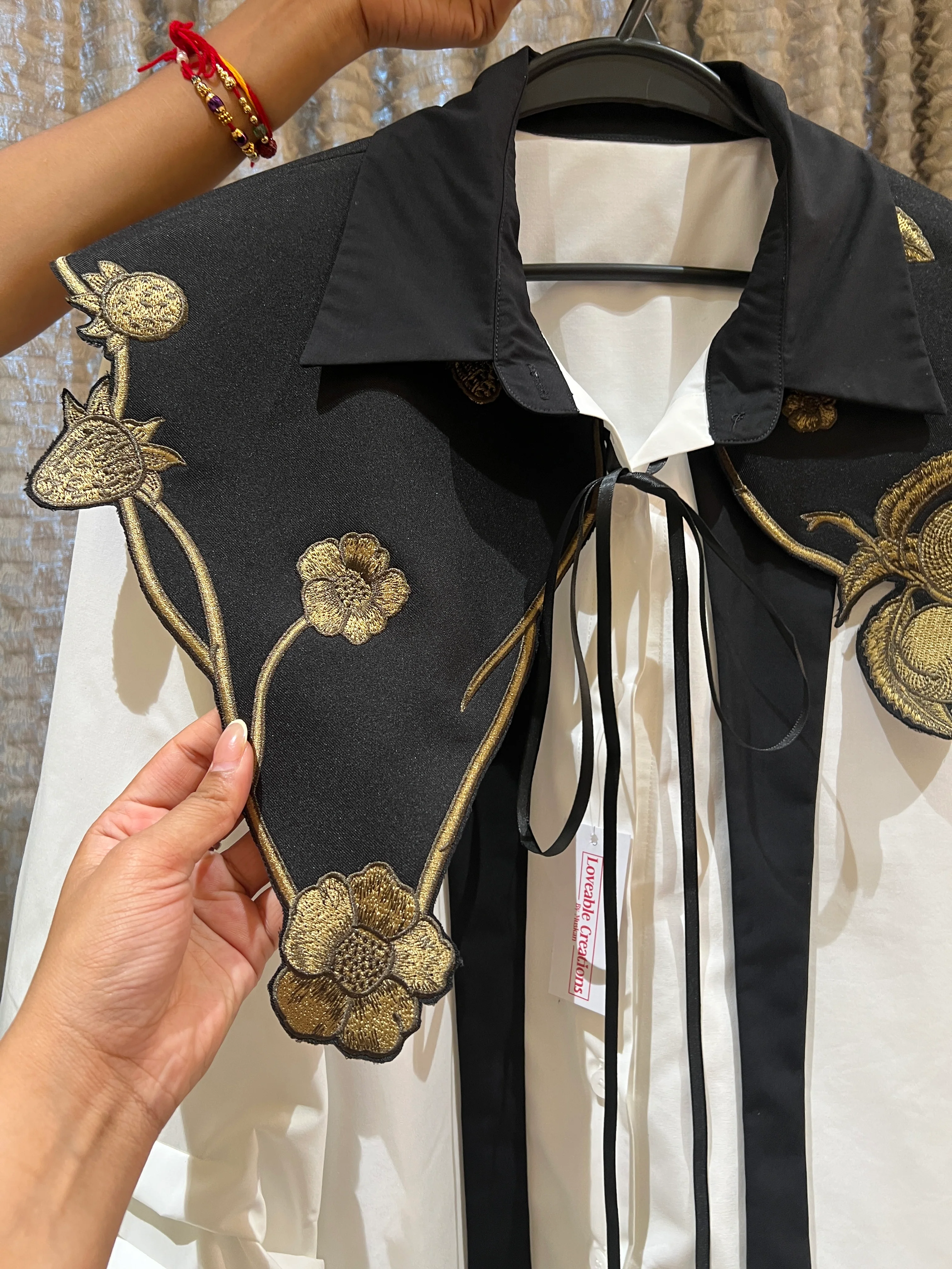 Golden Bloom Luxe Shirt - Image 2