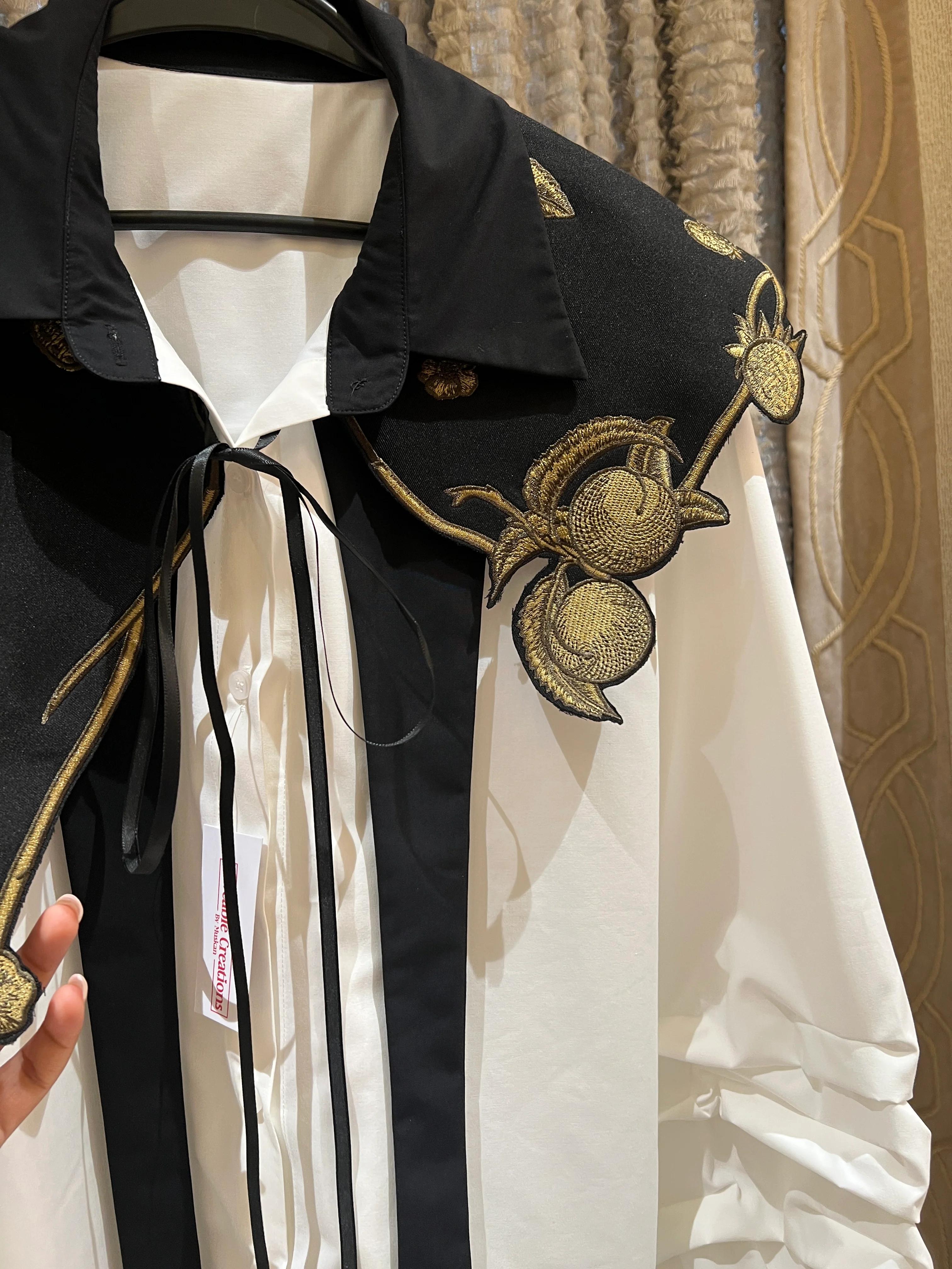 Golden Bloom Luxe Shirt - Image 4